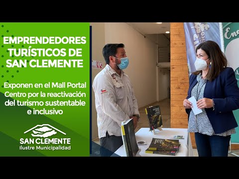 Emprendedores turísticos de San Clemente exponen en Portal Centro ✅