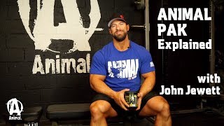 Animal Pak Explained with John Jewett