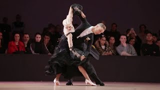 【エバルダスソデイカ イエバのクイックステップ】Evaldas Sodeika - Ieva Zukauskaite, LTU | Dancesport Cup 2019 - WDSF WO STD - solo Q