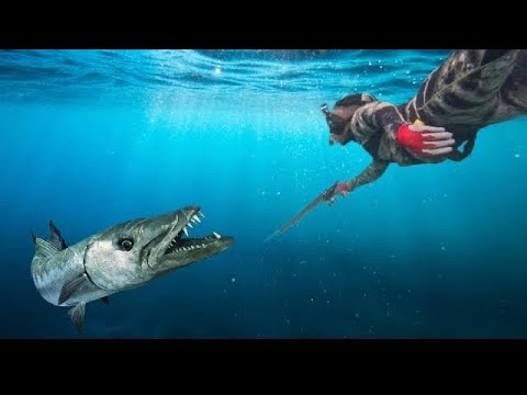Barracuda Almost Bite Me In My Face After I Shot At It