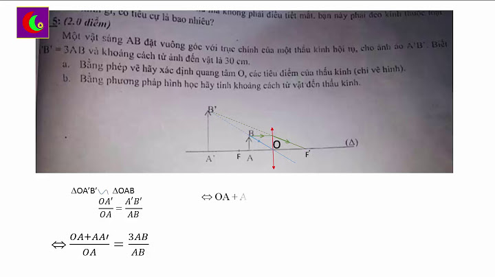 Bài tập về cách xác định tiêu cự lớp 9 năm 2024