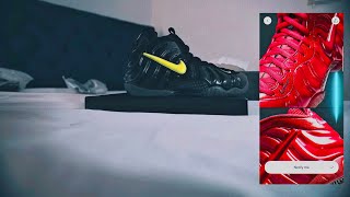 Nike Foamposite Pro. Black &amp; Voltage Yellow Quick Unboxing &amp; Review. 