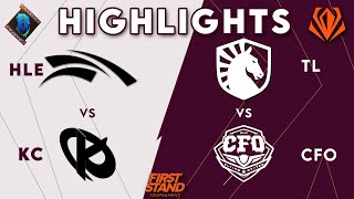 First Stand 2025 Highlights ALL GAMES | Groups Day 4