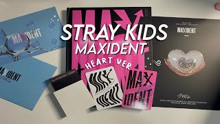 ❤︎ Unboxing Stray Kids Maxident (Heart ver)˚୨୧⋆｡˚ ⋆