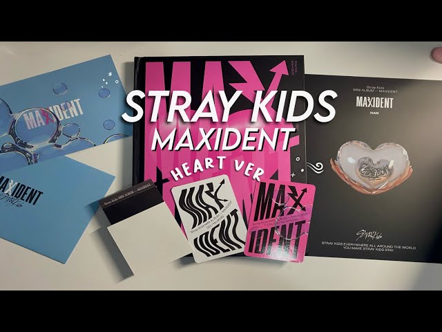 Unboxing Stray Kids Maxident (Heart ver)˚୨୧⋆｡˚ ⋆ - YouTube