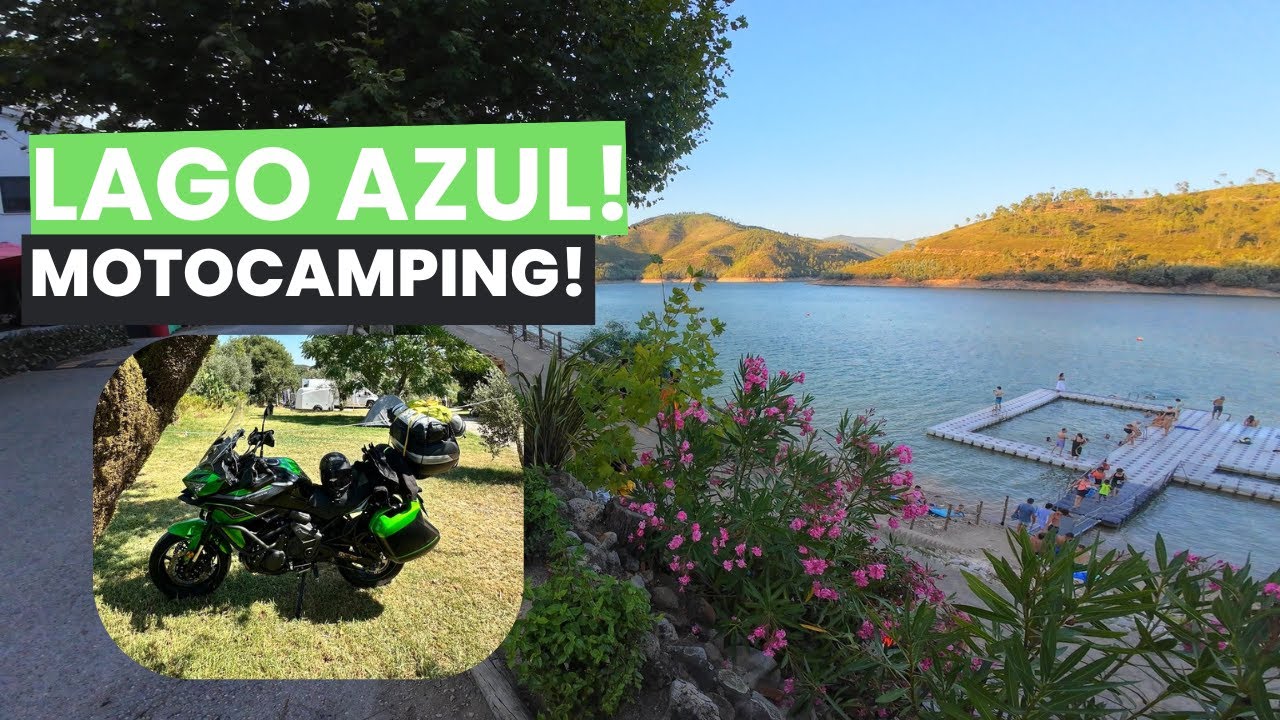 MOTOCAMPING FERREIRA DO ZÊZERE - LAGO AZUL, PORTUGAL!! Tens que conhecer! #motovlog #motocamping