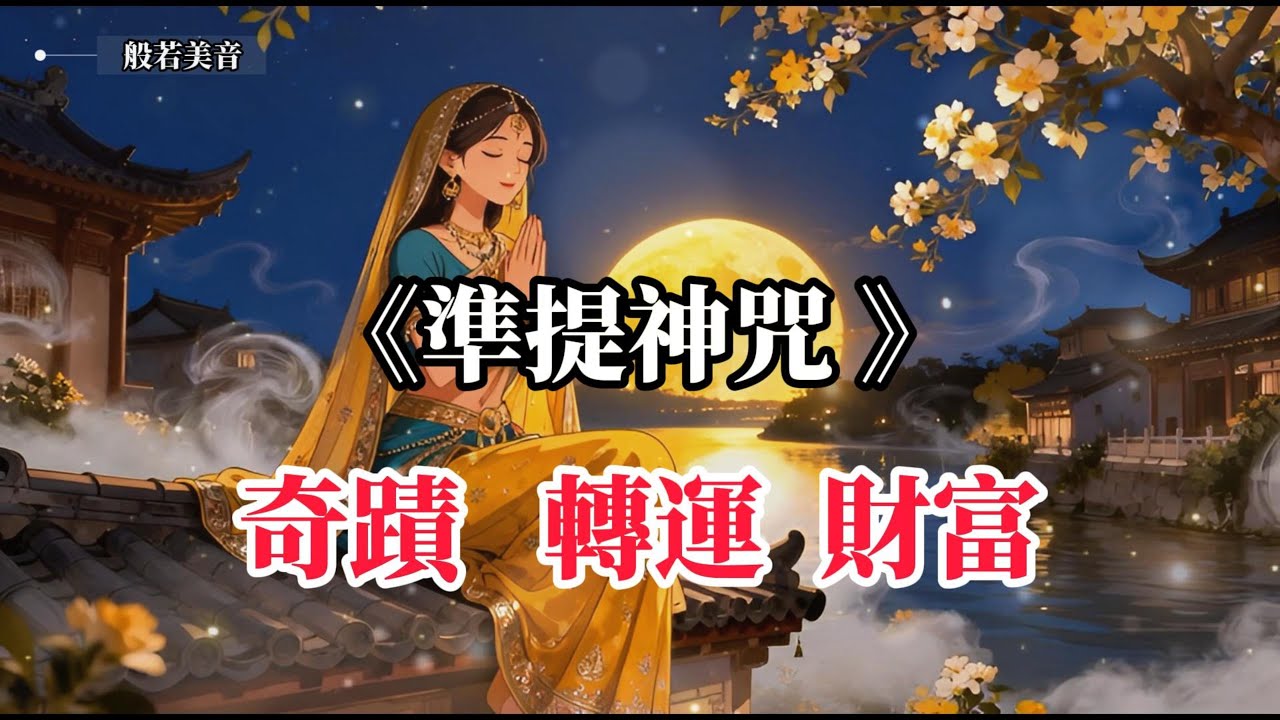 準提神咒  生財有道，事業順利亨通，財源廣進豐足 。#準提佛母 #觀世音菩薩 ｜Buddhist Music