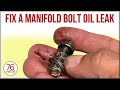 Stop Intake Manifold Bolt Oil Leaks