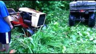 Rescuing a 1972 Case 222 from the woods.