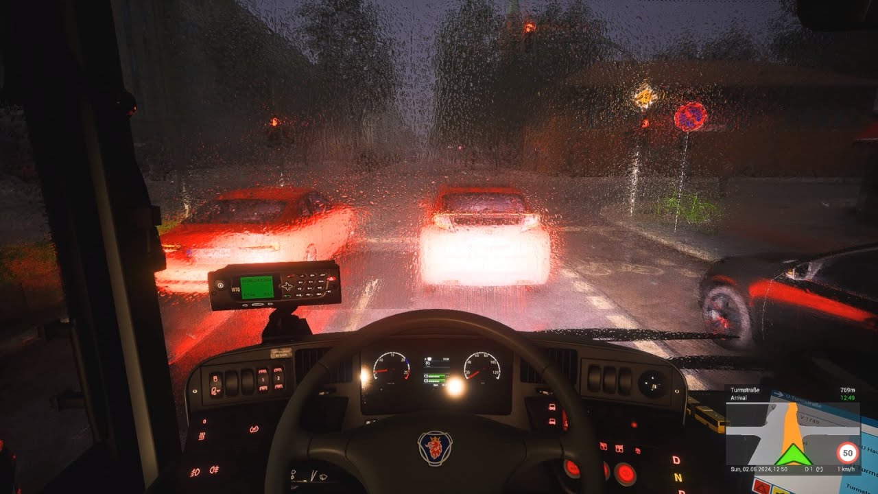 Rainy Day Drive | The Bus gameplay | Unreal Engine 5 - YouTube