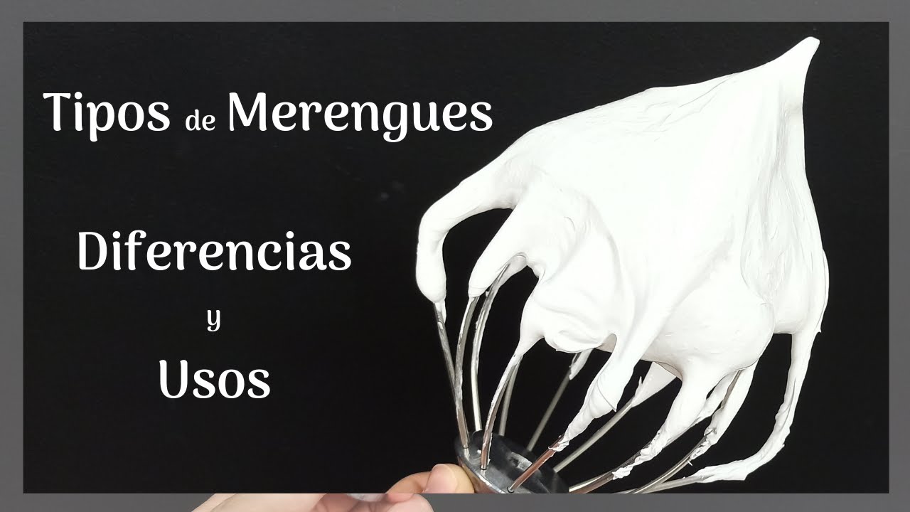 TIPOS de MERENGUES | DIFERENCIAS y USOS | How To Make Perfect Meringue | Cocinando Tentaciones