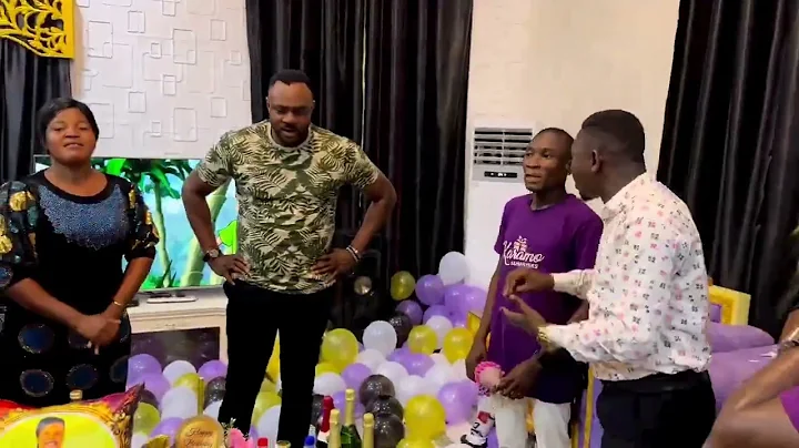 ODUNLADE ADEKOLA SURPRISE BIRTHDAY PARTY FOR WIFE