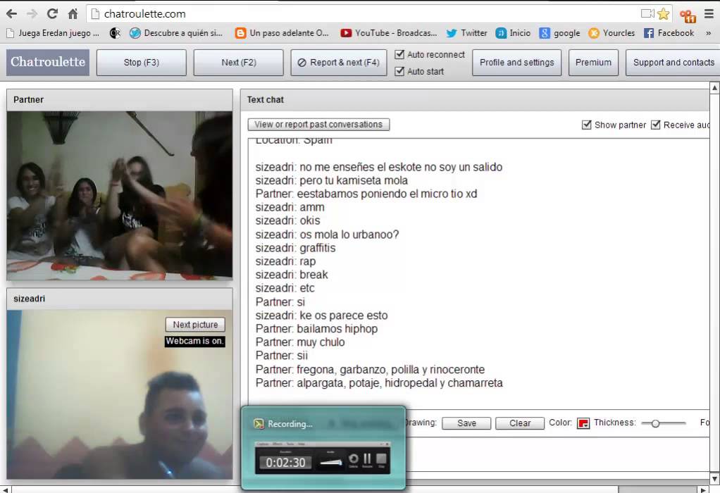 impro en chatroulette 5