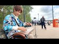 【海外】ロンドンの路上で箏「ジブリメドレー」弾いた結果...!? / totoro,streetmusician,koto,rondon,England