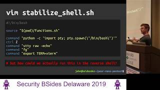 A Poor Man's Pentest: Automating the Manual - BsidesDE 2019