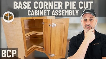 Montage van een basishoek Pie Cut / Lazy Susan-kast (BCP) | Montage van een RTA-kast