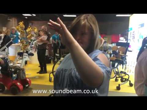 Soundbeam 6 at Kidz to adultz exhibition