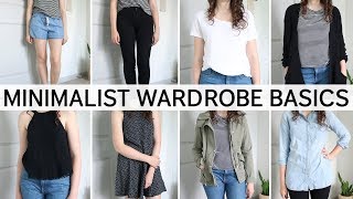 10 MINIMALIST WARDROBE BASICS | versatile & minimal clothing essentials