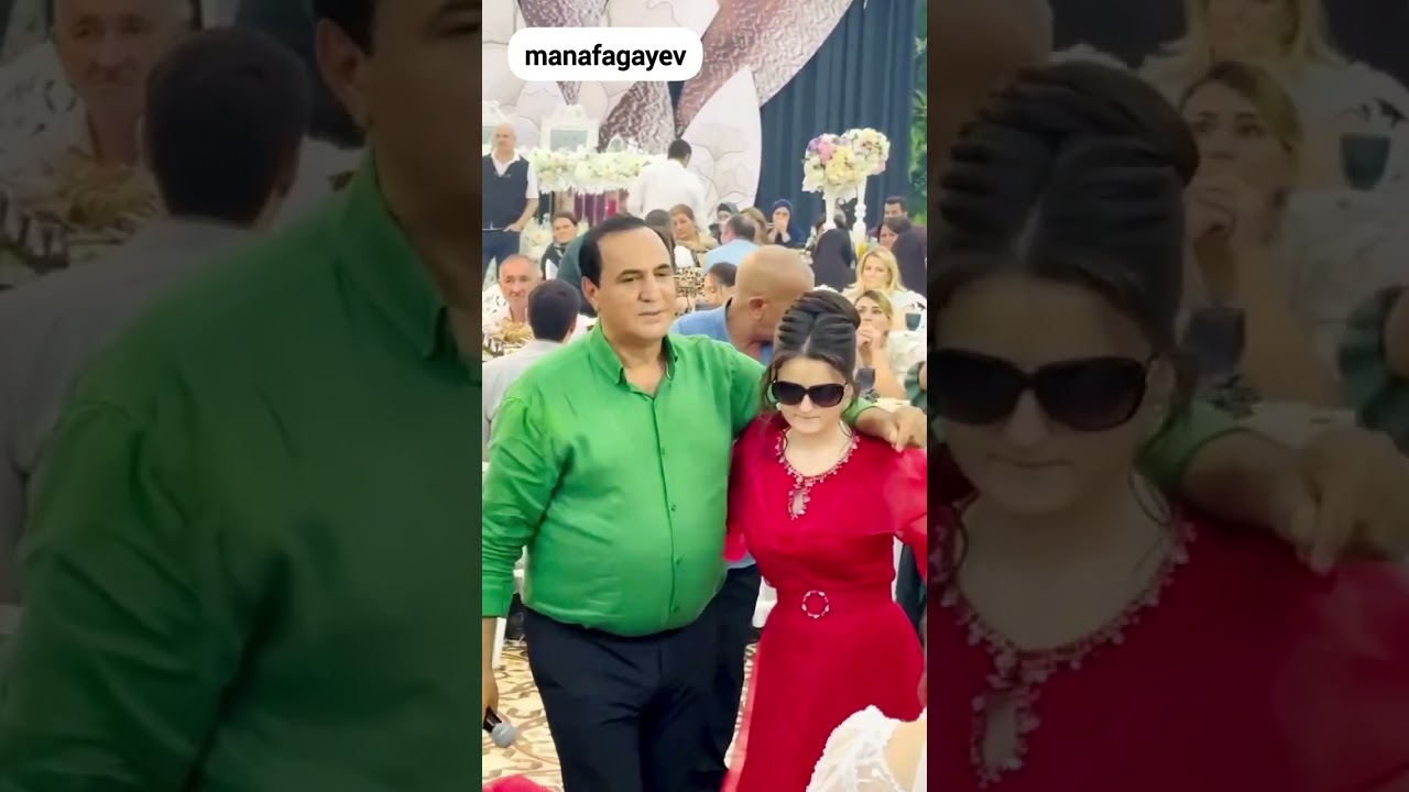 MANAF AĞAYEV TOYDA GÖRMƏ MƏHDUDİYYƏTLİ XANIMIN KÖNLÜNÜ ŞAD ETDİ