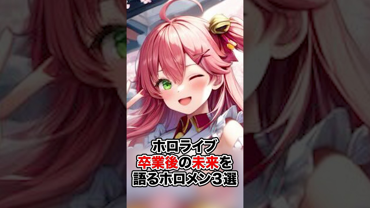 ホロライブを卒業した後の未来を語るホロメン３選【ホロライブ/ホロライブ切り抜き】 #vtuber #ホロライブ切り抜き #hololive