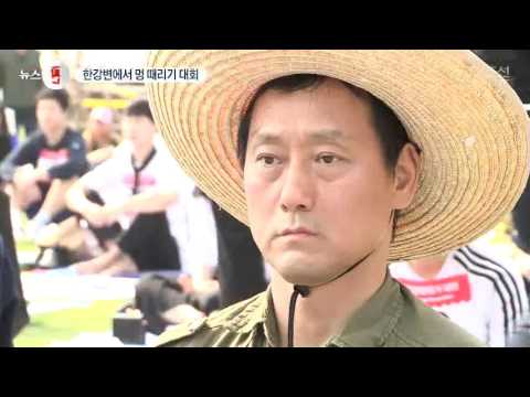 한낮에 한강에서 70명 모여 '멍 때리기'