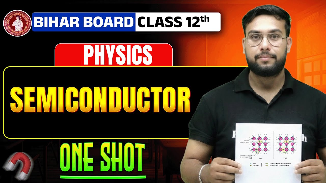 𝐏𝐡𝐲𝐬𝐢𝐜𝐬 𝐒𝐞𝐦𝐢𝐜𝐨𝐧𝐝𝐮𝐜𝐭𝐨𝐫 𝐎𝐧𝐞 𝐒𝐡𝐨𝐭 | 𝐁𝐢𝐡𝐚𝐫 𝐁𝐨𝐚𝐫𝐝 𝐂𝐥𝐚𝐬𝐬 𝟏𝟐 𝐏𝐡𝐲𝐬𝐢𝐜𝐬 | 𝐒𝐞𝐦𝐢𝐜𝐨𝐧𝐝𝐮𝐜𝐭𝐨𝐫 𝐎𝐧𝐞 𝐒𝐡𝐨𝐭