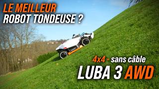 ✅ Mammotion LUBA 3 AWD : le robot tondeuse SANS CÂBLE le plus PUISSANT ? (Test 4x4, pentes 80%)
