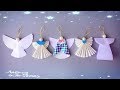 ABC TV | 5 Tips | How To Make Angel Christmas Ornaments From Paper - Craft Tutorial