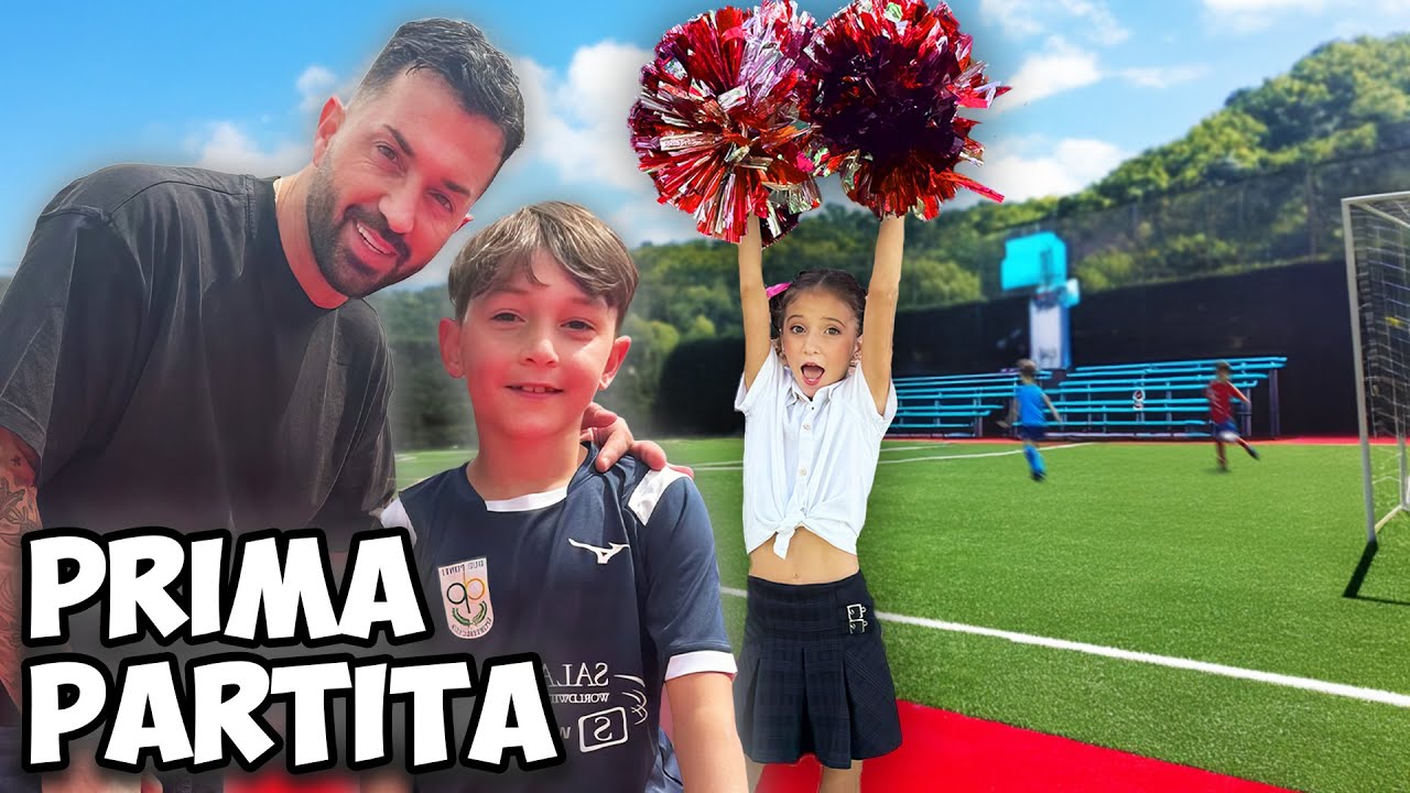 ANDIAMO ALLA PRIMA PARTITA DI CALCIO DI FIGLIODIEGO !