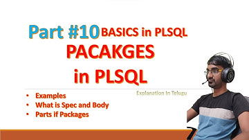 PACKAGES in PLSQL | Stored Procedures | Part#10 | PLSQL Tutorial in Telugu