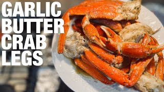 10 MIN CAJUN GARLIC BUTTER CRAB LEGS