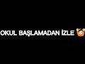 Okul Başlamadan Kesinlikle İzle 🎓🙌 thumbnail