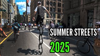 Car-Free New York City - Summer Streets 2025 (4K Video)