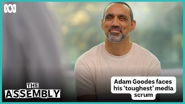 Interview highlights with Australian football star Adam Goodes  | The Assembly | ABC iview