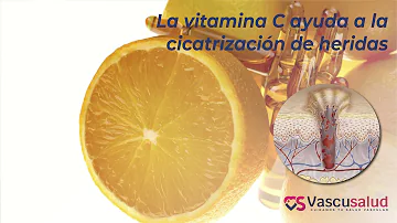 ¿Qué vitamina inhibe la cicatrización de heridas?