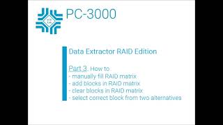 Data Extractor RAID Edition  First steps  Part 3