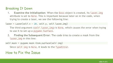 Fixing None Type Issues When Loading Images in Space Invaders with Pygame