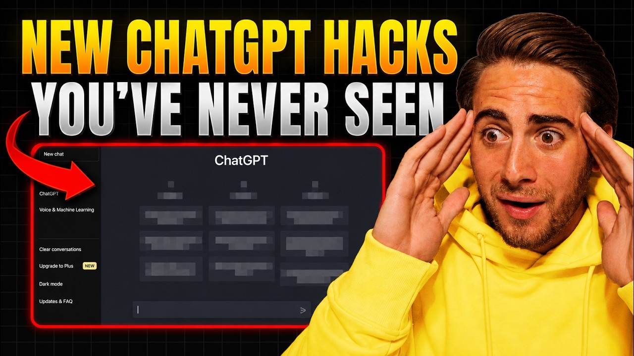 BRAND NEW Secret ChatGPT Features You Didn't Know Existed 👀 (use responsibly)