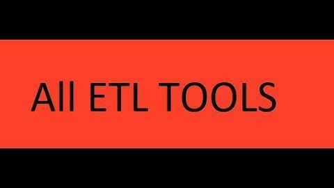 ETL with oracle ; Informatica ; Tableau Tool
