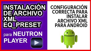 Instalar archivo Eq. Presets de Neutron Player en Android screenshot 3