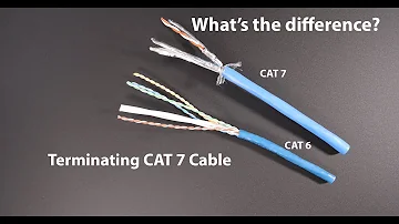A video on the difference between Cat 6 and Cat 7 as well as an overview on how to terminate Cat 7.  This walks through how to strip and terminate Cat 7 Shielded cable.