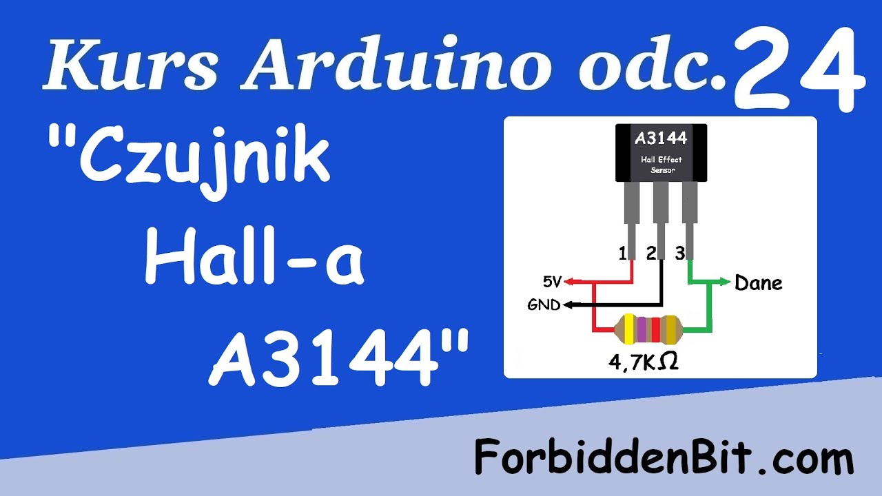 Kurs Arduino odc. 24: Czujnik Hall-a A3144 - YouTube