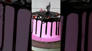 Chocolate Dripped Pink Cake Plzz Subscribe For More