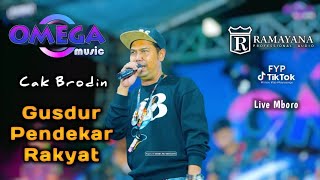Download Lagu GUSDUR PENDEKAR RAKYAT - BRODIN | OMEGA MUSIC LIVE MBORO MP3