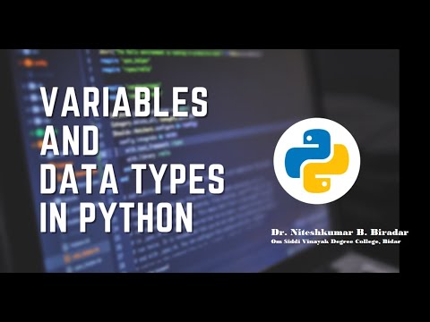 Variables & Data Types in Python In Hindi | Standard Data Types in ...
