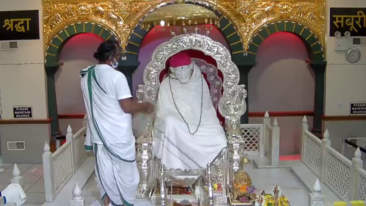 Shri Shirdi Sai Baba Temple , Flushing , New York , Live Aarti YouTube
