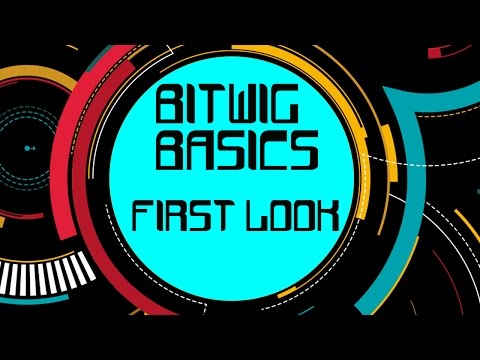 What you're looking at when you first open BitWig 2 - Bitwig 2 Basics