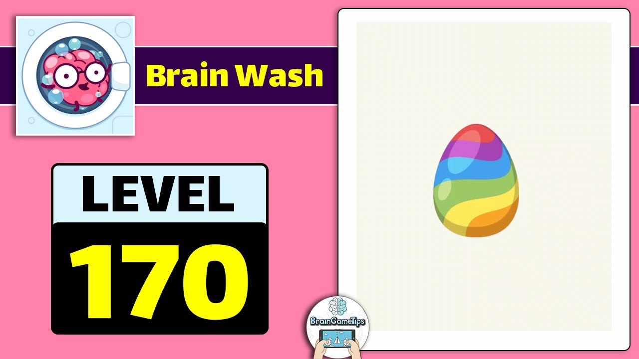Brain Wash - Puzzle Mind Game - Level 170 Solution