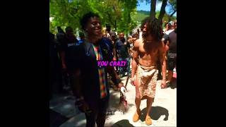 IShowSpeed vs Tribal Warrior in a Backflip Challenge 😱💪 #ishowspeed #shorts #virginislands