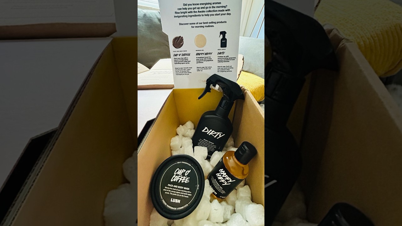 Refresh your days! Let’s try out the wake me up side of my Lush PR box! 